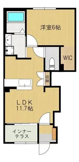 GRANDIR【108号室】の間取り