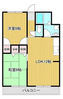 レジデンスTOKI【401号室】の間取り