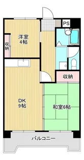 ウエストビレッジ【705A号室】の間取り