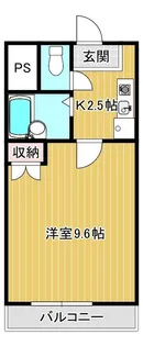 1Kの間取り画像