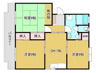 コーポラスはまゆう【101号室】の間取り