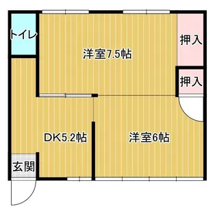 大山ビル【402号室】の間取り
