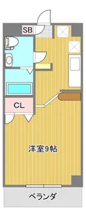 1Kの間取り画像