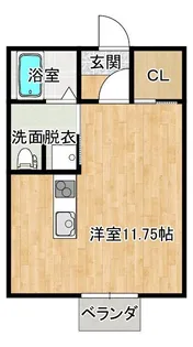 dwell・J(ドエル・ジェイ)【102号室】の間取り