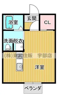 dwell・J(ドエル・ジェイ)【203号室】の間取り