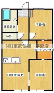 ショコラ小串【102号室】の間取り