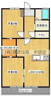 ショコラ小串【2階】の間取り