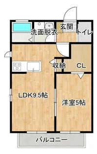 Fortune Hill R【1階】の間取り