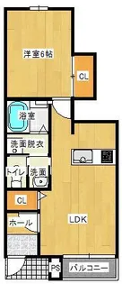 ムーンシャインA【102号室】の間取り