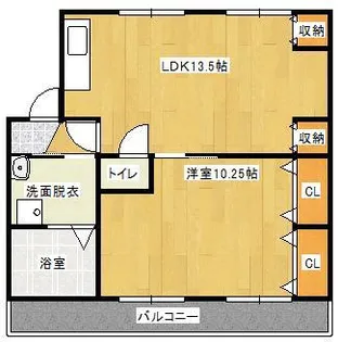 第3山下ビル【201号室】の間取り