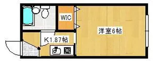 グリーンハイツ縄田【103号室】の間取り