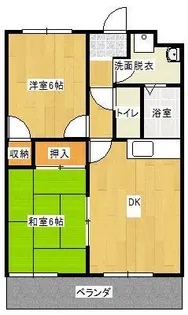 レジデンスサクライ【201号室】の間取り