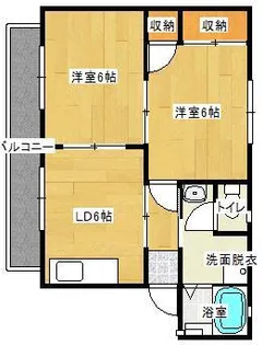 TCR【101号室】の間取り