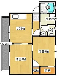TCR【102号室】の間取り