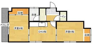 甲斐ハイツ【102号室】の間取り