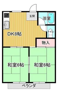 メゾンさくらい【103号室】の間取り