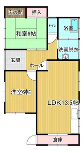山口県山陽小野田市上の郷【一戸建】の間取り