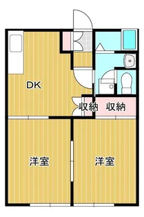 プラムガーデン【201号室】の間取り