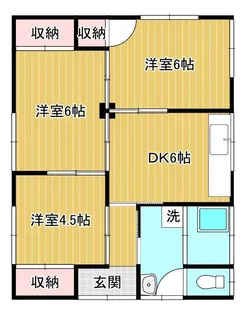 山口県宇部市黒石北2丁目【一戸建】の間取り