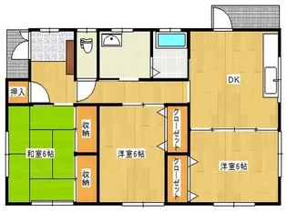 山口県宇部市大字東須恵【一戸建】の間取り
