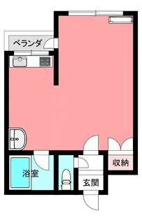 マンション長横町【203号室】の間取り