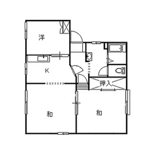 グリーンパーク諏訪【1階】の間取り