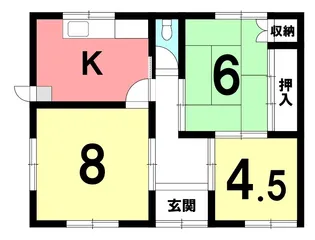 青森県八戸市大字白銀町字大沢片平【一戸建】の間取り