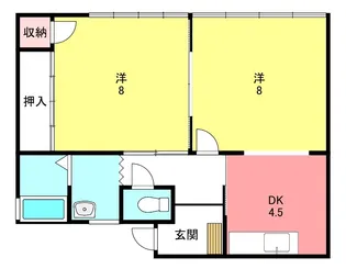 レントス大町【103号室】の間取り