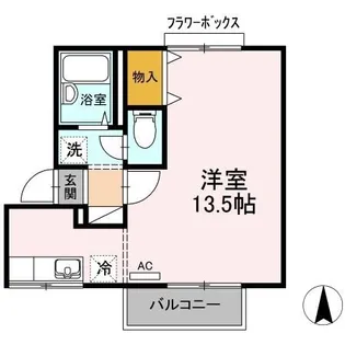 セジュール泉山【1階】の間取り