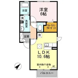コモライズ新井田西 B【1階】の間取り