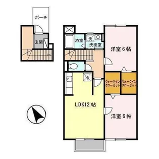 Sejour Sentier【2階】の間取り