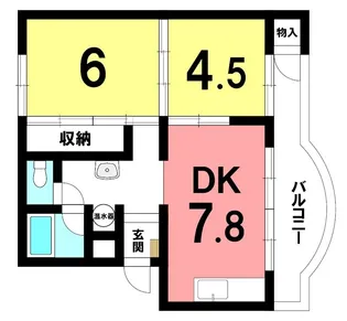 BETTER R 柏崎【103号室】の間取り