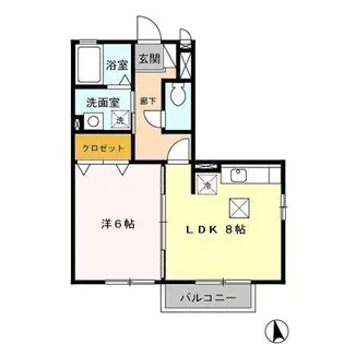 モナリエ城下【1階】の間取り