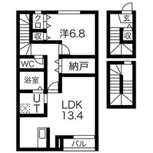 エムズ・ファースト【3階】の間取り