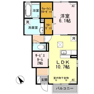 イストリア【1階】の間取り