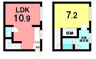 アビタシオンM【101号室】の間取り