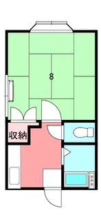 コーポマキ【1号室】の間取り