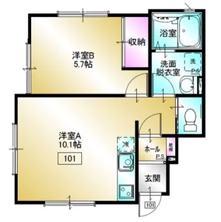 カーサセル【1階】の間取り