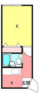 レジデンス東京【4B号室】の間取り
