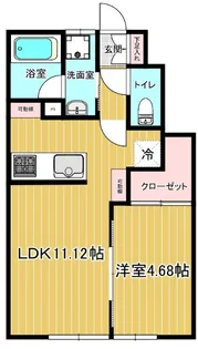 FloraisonB(フロレゾン)【1階】の間取り