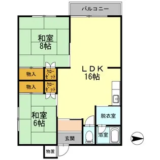 メゾンアスリート【1階】の間取り