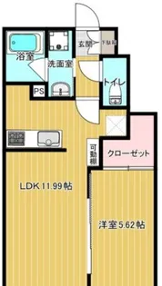 JERICHO A【204号室】の間取り