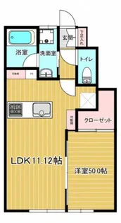 FloraisonA(フロレゾン)【103号室】の間取り