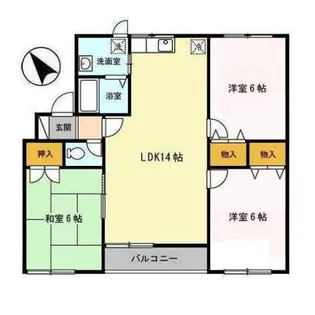 シャトゥソレイユ【3階】の間取り