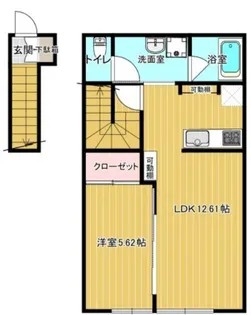 JERICHO B【2階】の間取り