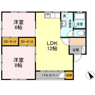 メゾンカシワ【C3号室】の間取り