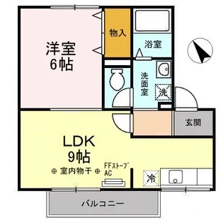ニューポート【1階】の間取り