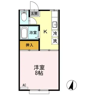ルグラン小田前 C【1階】の間取り