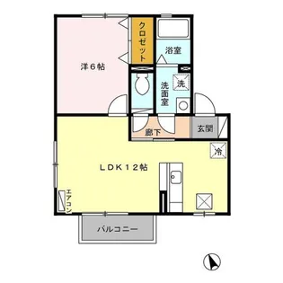 グランド・ヒル・かんな【1階】の間取り