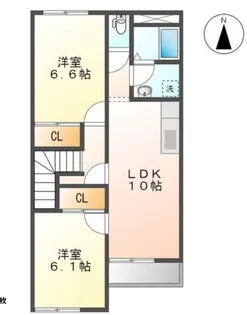 ハイムドルチェ【2階】の間取り